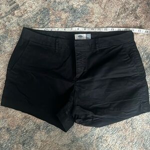 Black Old Navy chino shorts with stretch